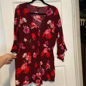 Floral Romper, Express size M